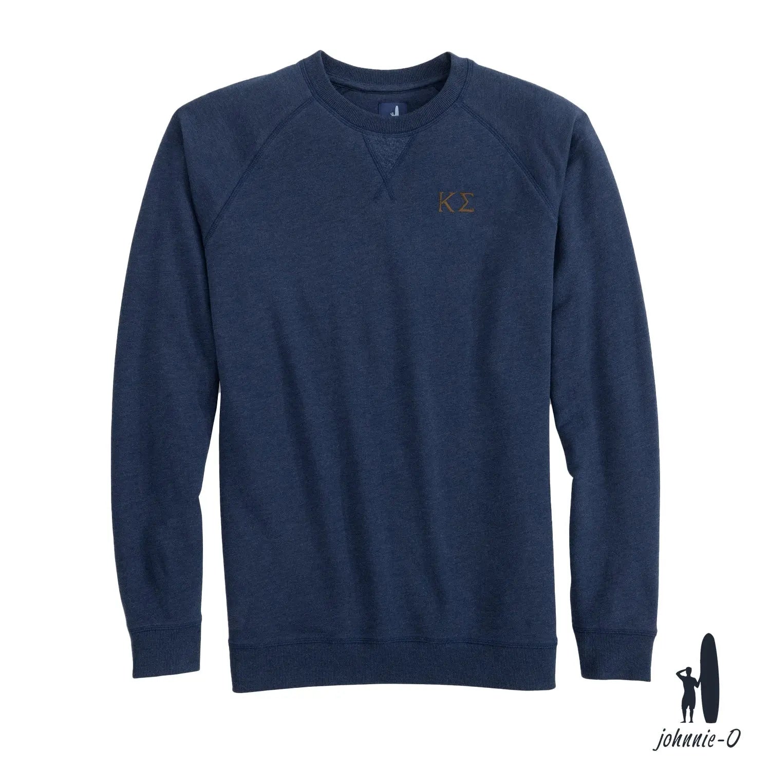 New! Kappa Sig Johnnie O Navy Freeman Crewneck Kappa Sigma