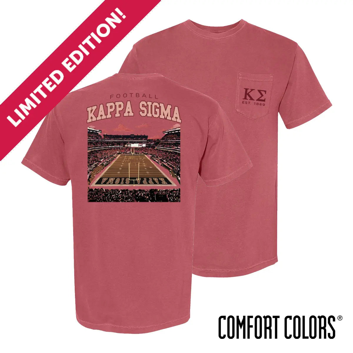 Kappa Sig Limited Edition Comfort Colors Stadium Spirits Short Sleeve ...