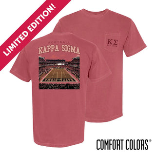 New! Kappa Sig Limited Edition Comfort Colors Stadium Spirits Short Sleeve Tee Kappa Sigma