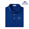 New! Kappa Sig Personalized Peter Millar Tesseract Patterned Polo With Greek Letters Kappa Sigma