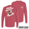 New! Kappa Sig Comfort Colors Holiday Shredding Santa Long Sleeve Tee Kappa Sigma