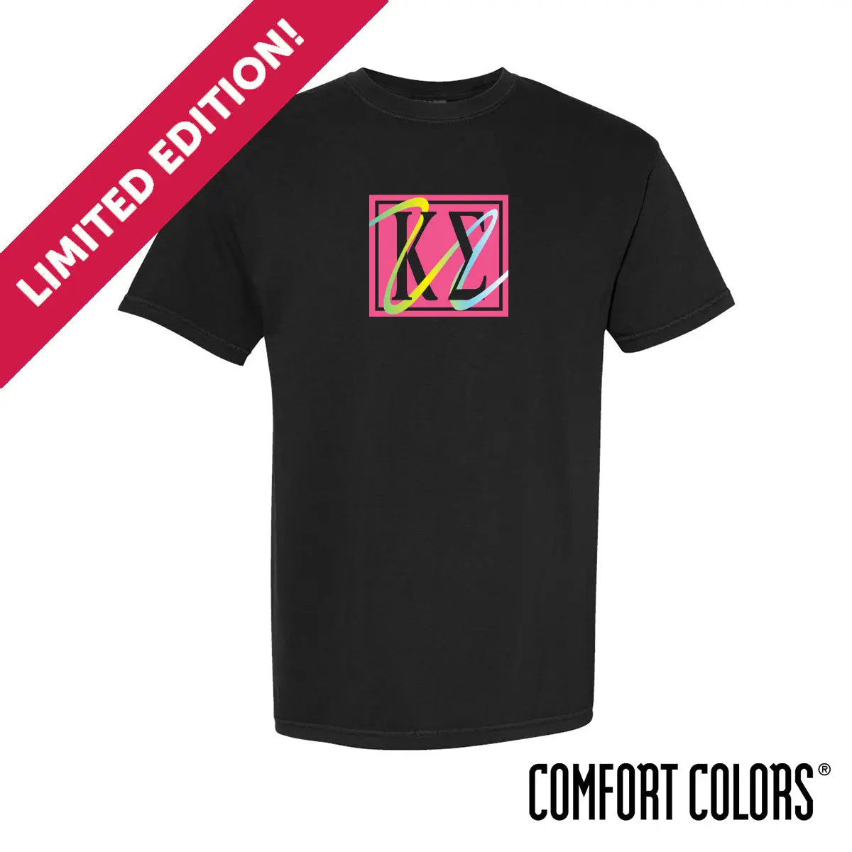 New! Kappa Sig Limited Edition Comfort Colors Neon 80s Short Sleeve Tee Kappa Sigma