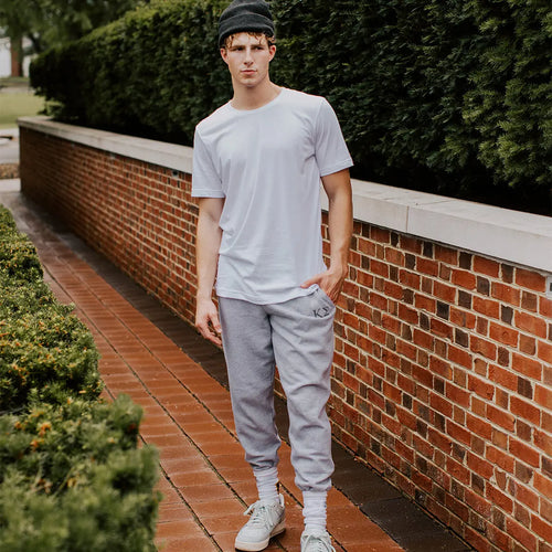 Kappa Embroidered Collegiate Joggers Gray – Olympia & Olive