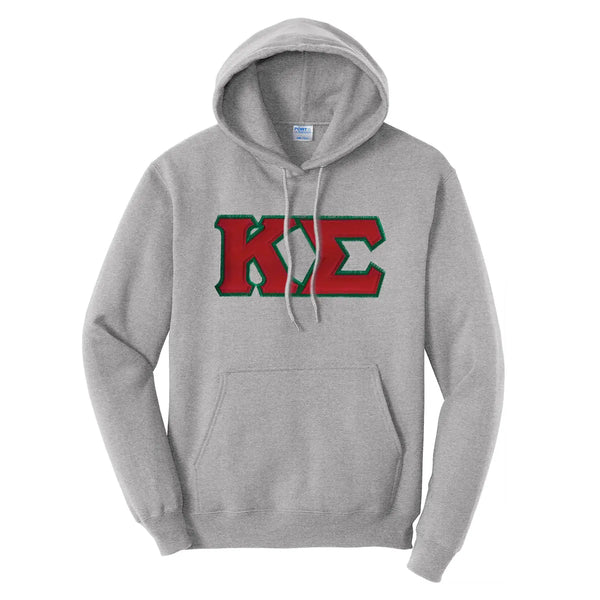Kappa Sig Heather Gray Hoodie Official with Store Kappa On – Sigma Sewn Letters