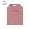 Kappa Sig Peter Millar Jubilee Stripe Stretch Jersey Polo with Crest - Kappa Sigma Official Store