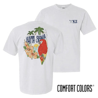 New! Kappa Sig Comfort Colors Tropical Tee