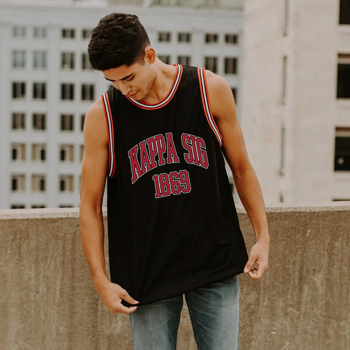 Kappa Sig Retro Block Basketball Jersey – Kappa Sigma Official Store