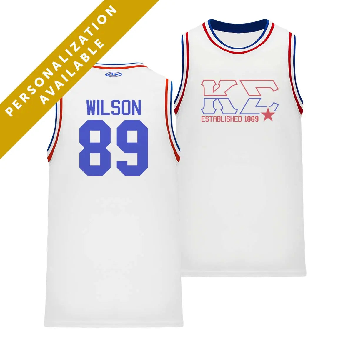 Kappa Sig Retro Block Basketball Jersey – Kappa Sigma Official Store