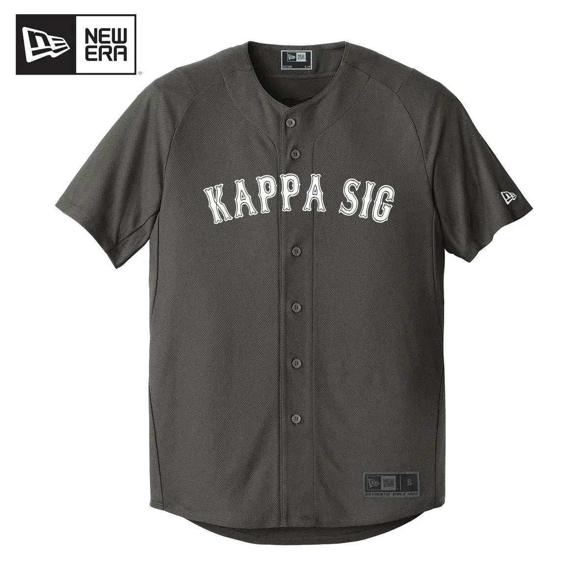 Langwerpig paus Mis Kappa Sig New Era Graphite Baseball Jersey – Kappa Sigma Official Store