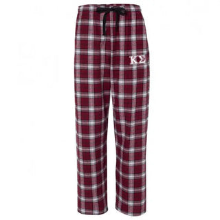 Kappa Sig Maroon Plaid Flannel Pants - Kappa Sigma Official Store