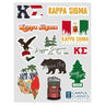 Kappa Sig Graphic Sticker Sheet - Kappa Sigma Official Store