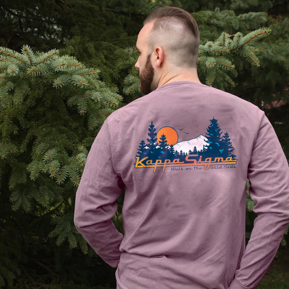 Tee Kappa – Sig Official Sleeve Wilderness Berry Colors Sigma Long Comfort Store Kappa Pocket Retro