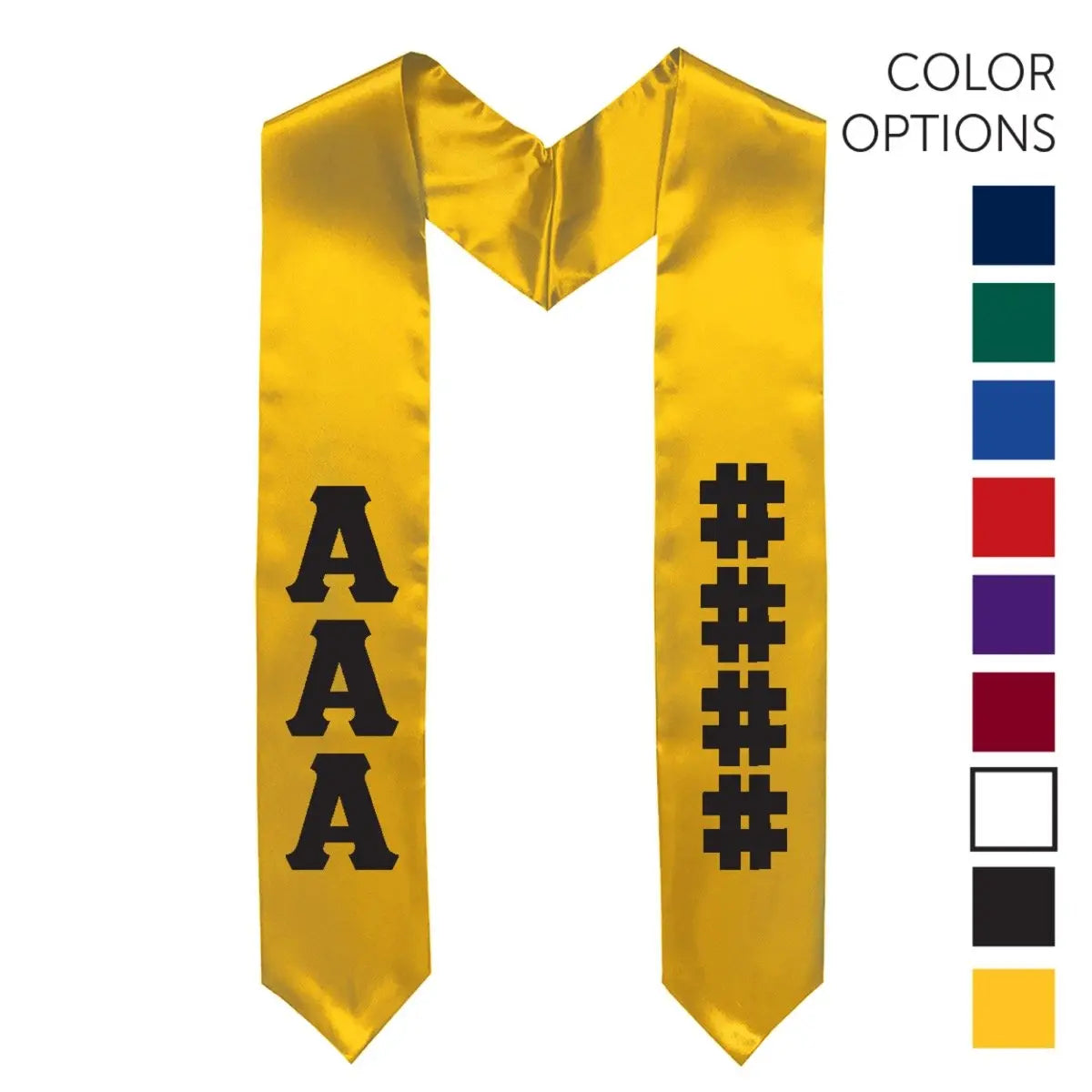 Kappa Sig Pick Your Own Colors Graduation Stole - Kappa Sigma Official Store